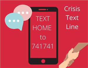 Crisis Support Hotline Text HOME to 741741